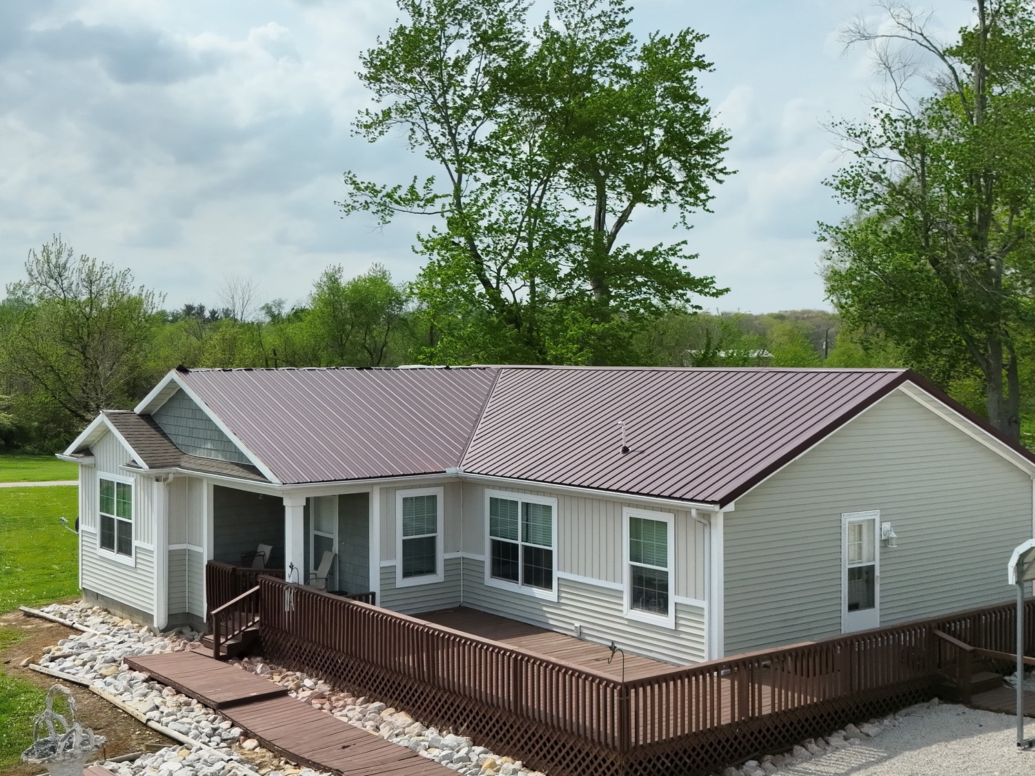 Metal roofing siding and gutter installation in Greene County IN